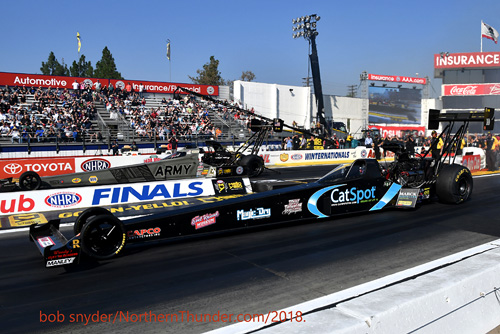 Scott Palmer (near lane) - Tony Schumacher (far lane) - T/F